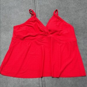 Crown & Ivy Red Bikini Top